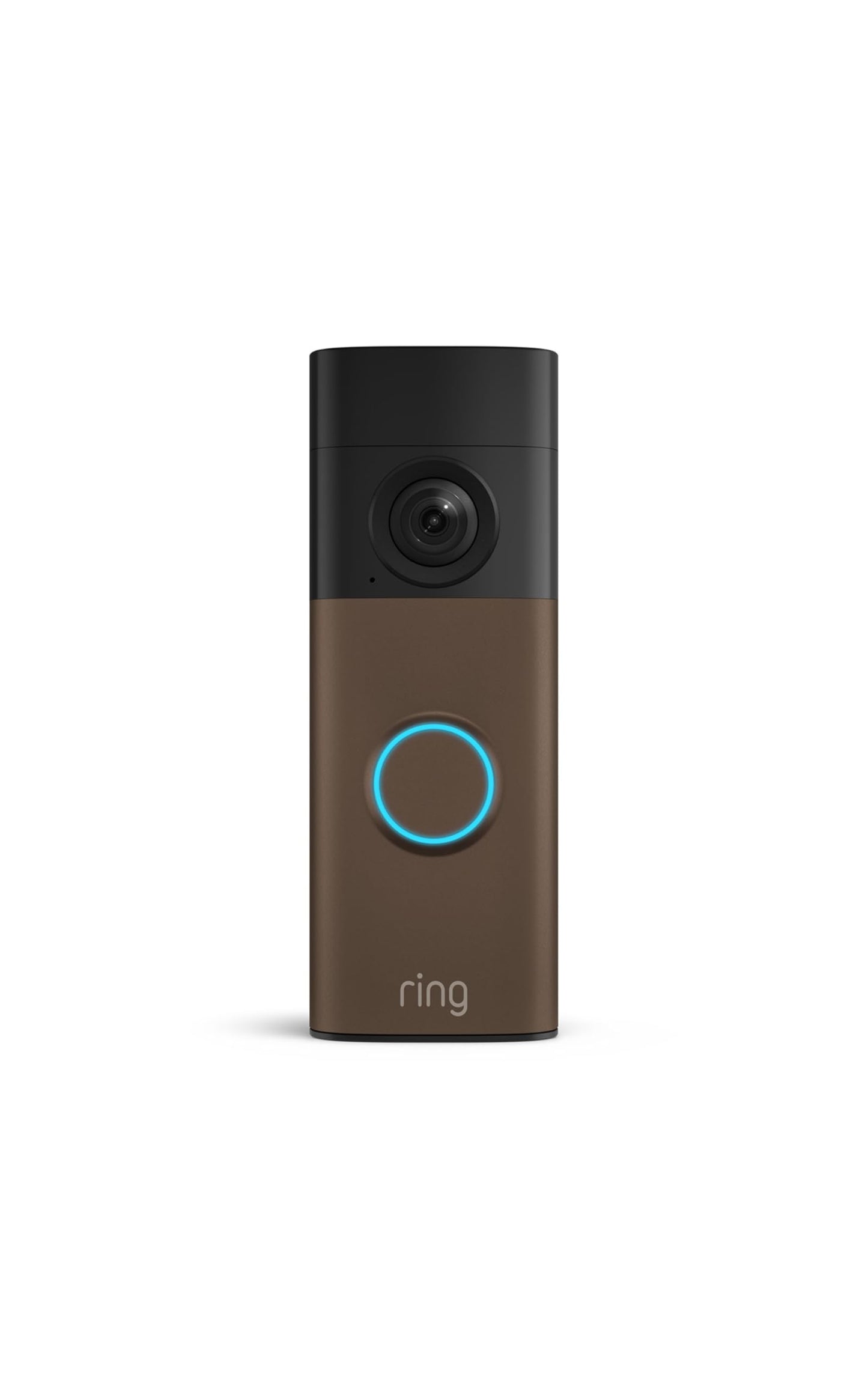 Ring Battery Doorbell (newest model) — Retinal 2K with wide-angle video, up to 6x Enhanced Zoom, Two-Way Talk, and Built-In Battery, Matte Mocha