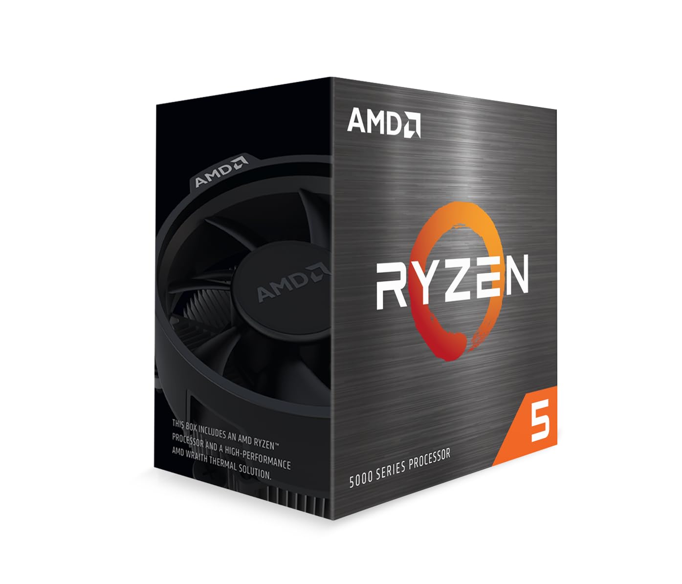 AMD Ryzen™ 5 5500 6-Core, 12-Thread Unlocked Desktop Processor with Wraith Stealth Cooler - Available at All In One Marketplace Canada