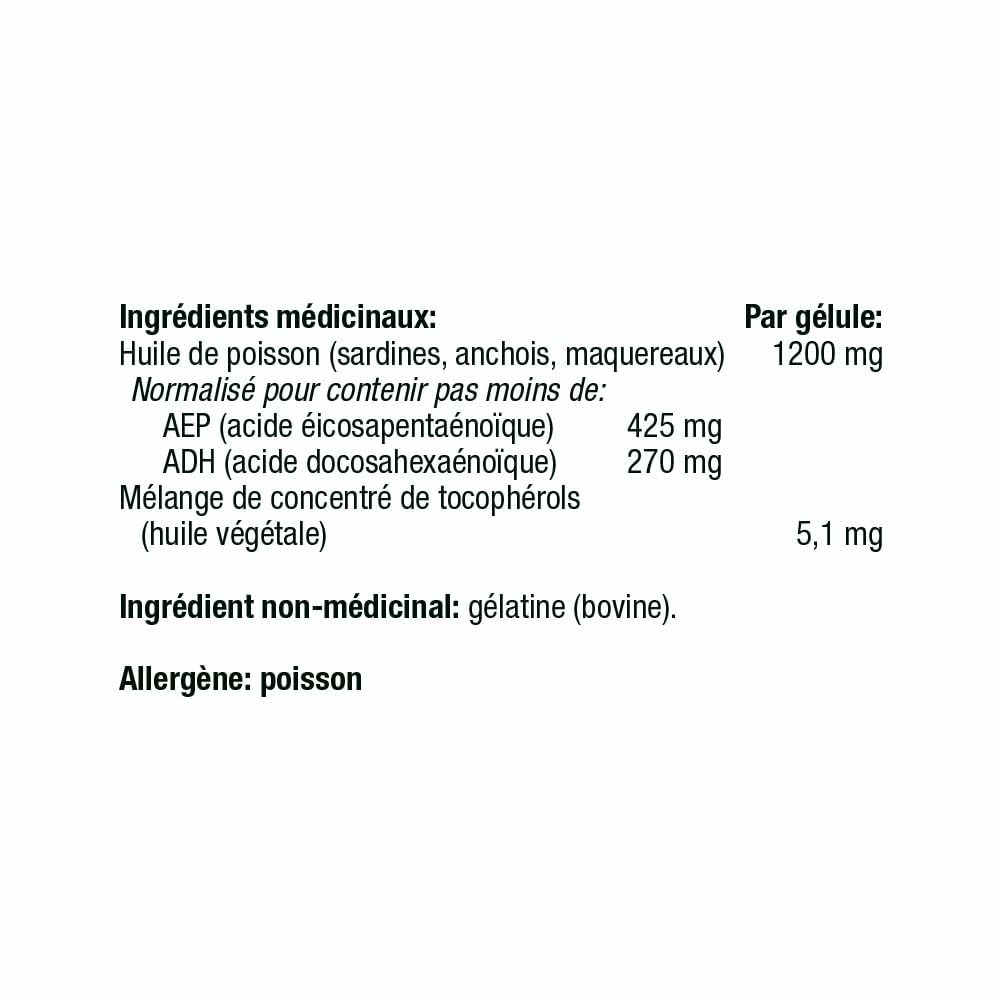 THORNE Super EPA - Omega-3 Fatty Acids EPA 425mg and DHA 270mg Supplement - Support Brain, Cardiovascular, Joints, and Skin* - Gluten-Free, Dairy-Free, Soy-Free - 90 Gelcaps - Available at All In One Marketplace Canada