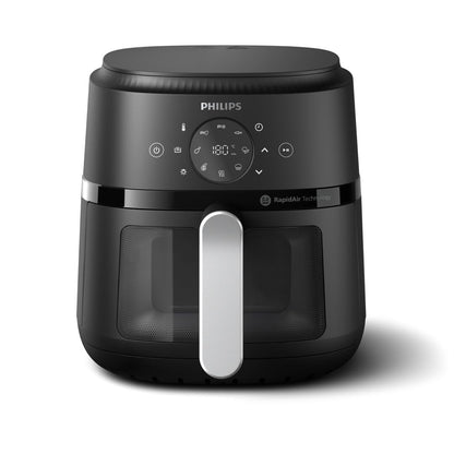 Philips Air Fryer 2000 Series - 13-in-1 functions, 6.2L, Compact Design with Cooking Window, Black, (NA231/00) PHILIPS