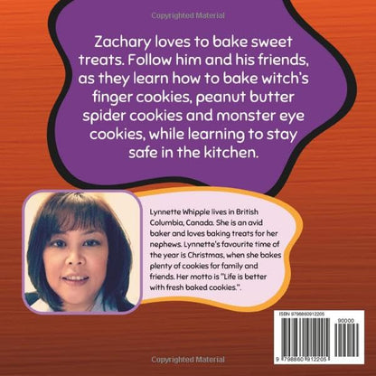 Zachary Bakes with Friends Halloween Cookies