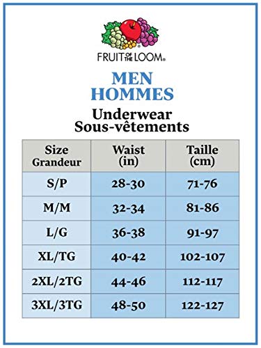 Fruit of the Loom mens Cotton (Regular & Big Men) Briefs, Regular - 6 Pack Assorted, Small US
