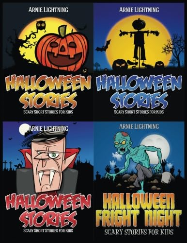 Halloween Stories (4 Books in 1): Spooky Stories, Halloween Jokes, and Halloween Activities