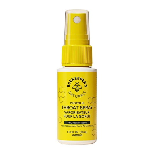 BEEKEEPER'S NATURALS Propolis Throat Spray - 85mg Bee Propolis Extract - Natural Immune Support, Sore Throat Relief & Antioxodant Support - Antioxidants, Keto, Paleo, Gluten-Free (1.06 oz)
