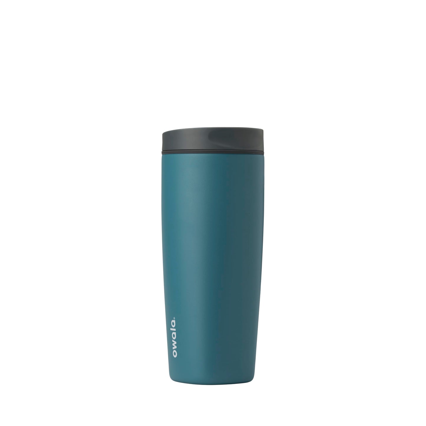 Owala SmoothSip Slider Insulated Stainless Steel Coffee Tumbler, Reusable Iced Coffee Cup, Hot Coffee Travel Mug, BPA Free 20 oz, High Dive