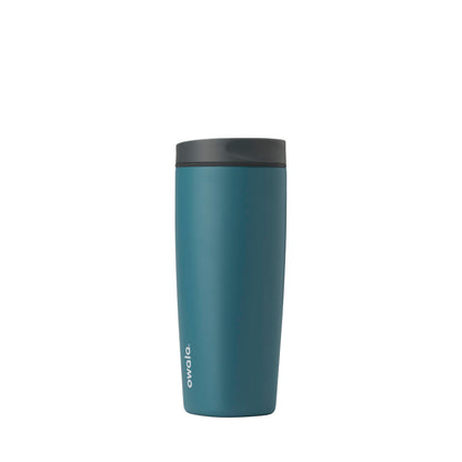 Owala SmoothSip Slider Insulated Stainless Steel Coffee Tumbler, Reusable Iced Coffee Cup, Hot Coffee Travel Mug, BPA Free 20 oz, High Dive