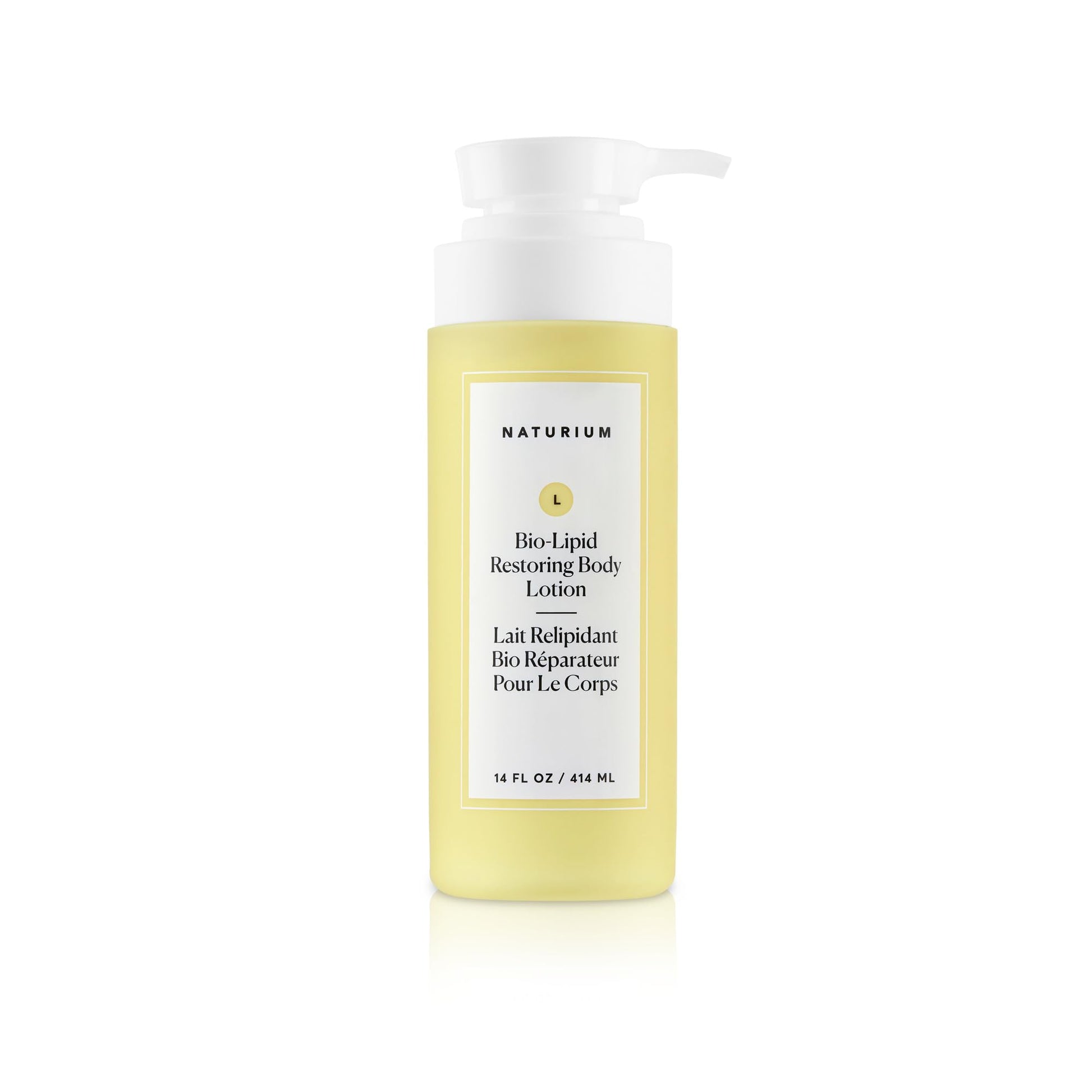 Naturium Bio-Lipid Restoring Body Lotion | Replenishing Moisturizing Cream, With Shea Butter, B Vitamins & Sodium PCA | 14 FL OZ / 414 ml - Available at All In One Marketplace Canada