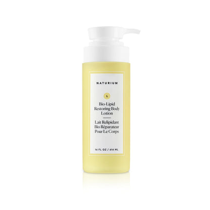 Naturium Bio-Lipid Restoring Body Lotion | Replenishing Moisturizing Cream, With Shea Butter, B Vitamins & Sodium PCA | 14 FL OZ / 414 ml - Available at All In One Marketplace Canada