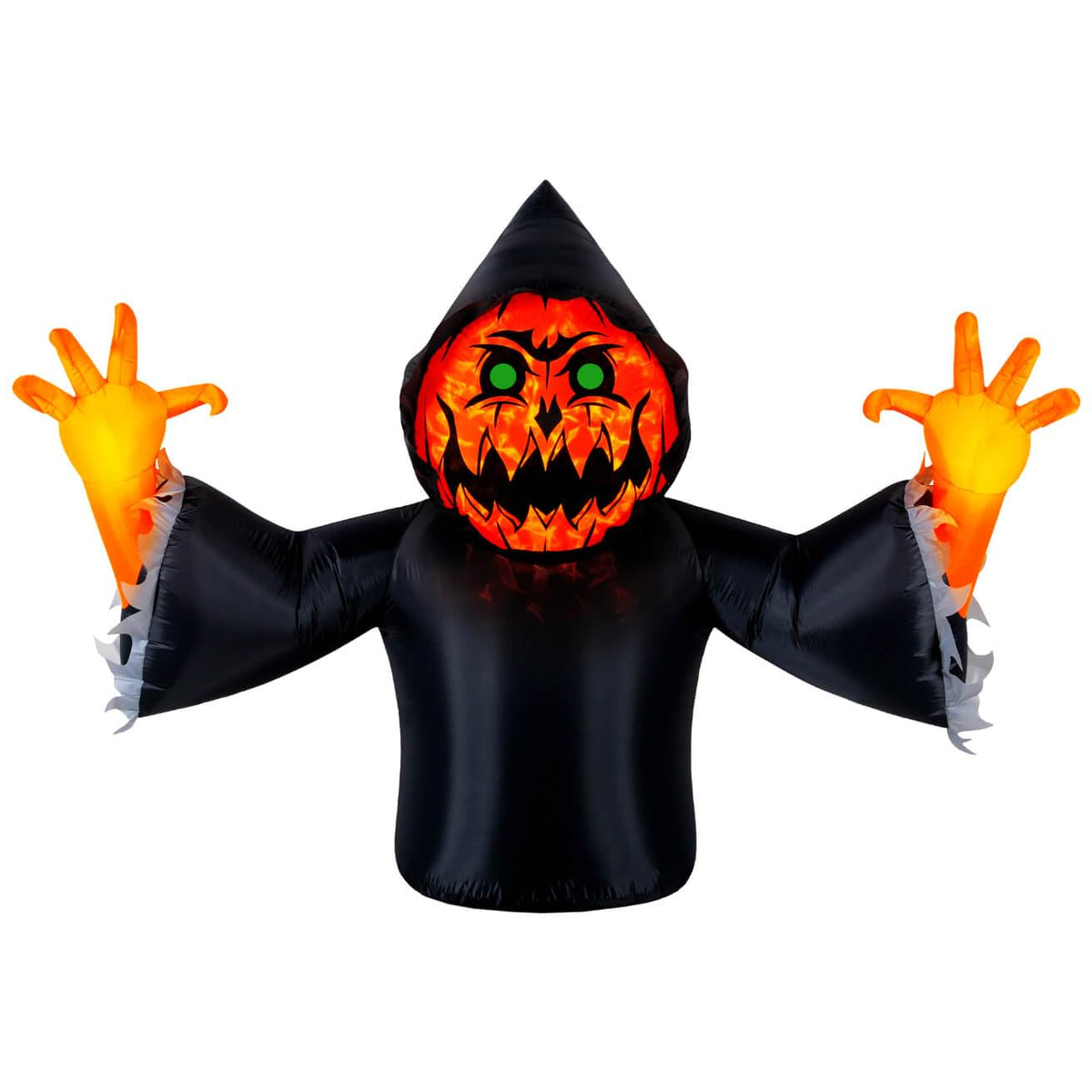 Faucheuse citrouille gonflable de 7 pieds (2,1 m) Occasions Halloween avec lumières tourbillonnantes