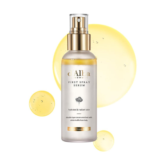 d'alba Piedmont Italian White Truffle First Spray Serum, Vegan Skin Care, Hydrating Face Moisturizer, Glow Serum for Radiant Skin, Non Comedogenic, All In One Mist, Korean skincare, 100ml