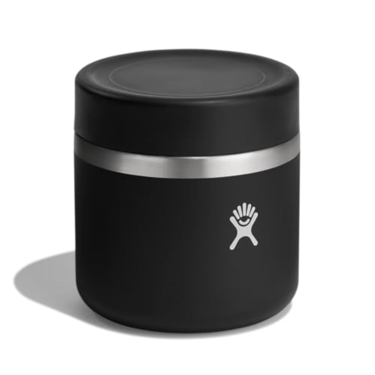 Hydro Flask 20 Oz Stainless Steel Insulated Food Jar, Leakproof and Dishwasher Safe, BPA-Free, Black