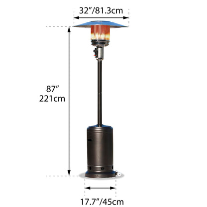Paramount Patio Heater 46,000 BTU, Mocha