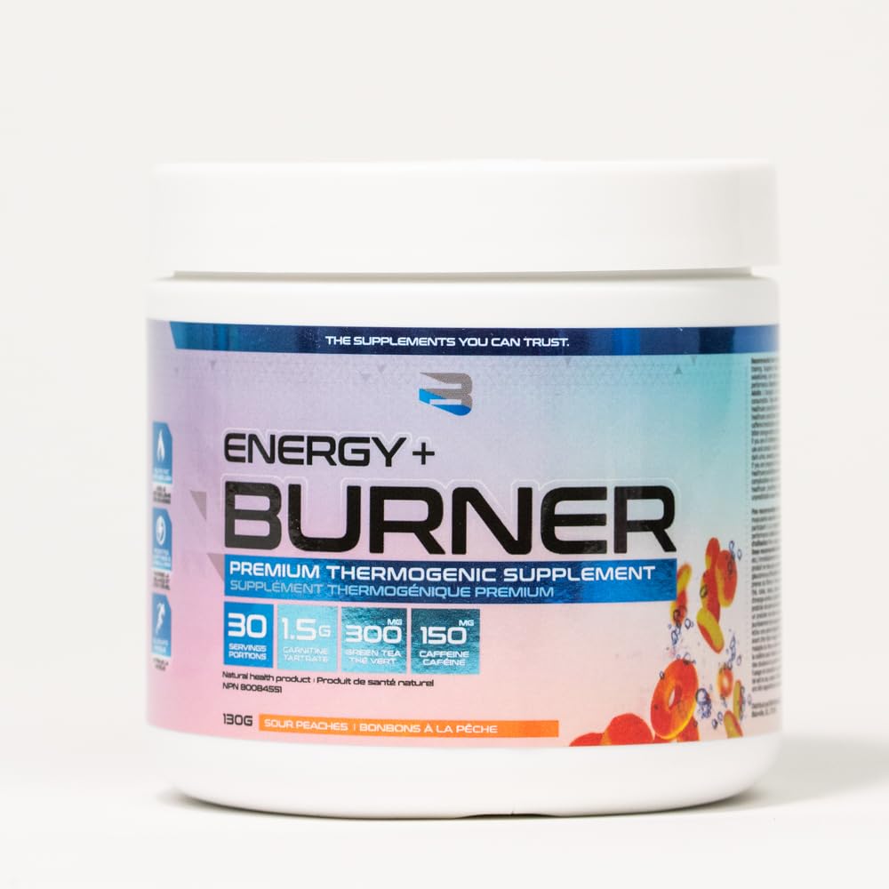 Energy+Burner Believe Supplements (sour peach) Believe Supplements