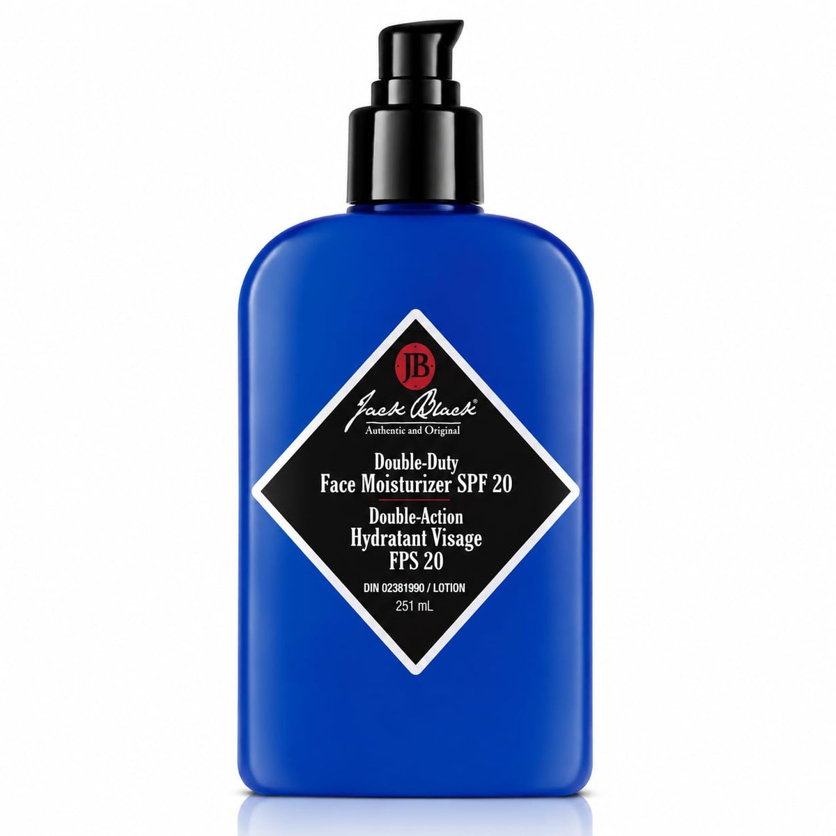 Jack Black - Double Duty Face Moisturizer with SPF 20 - Lightweight & Protective - 251 ml