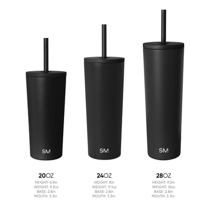 Simple Modern Iced Coffee Tumbler, Insulated | 28oz | Green Simple Modern