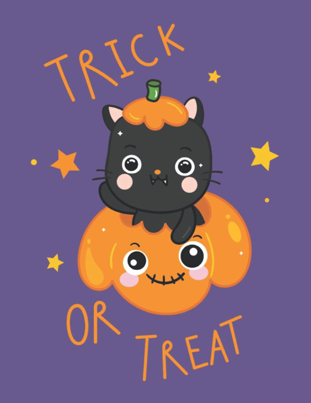 Trick or Treat: Cute Halloween Coloring Book for Kids