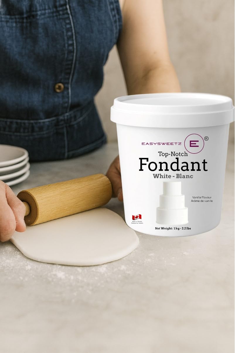 EasySweetz Premium White Fondant – 1 KG