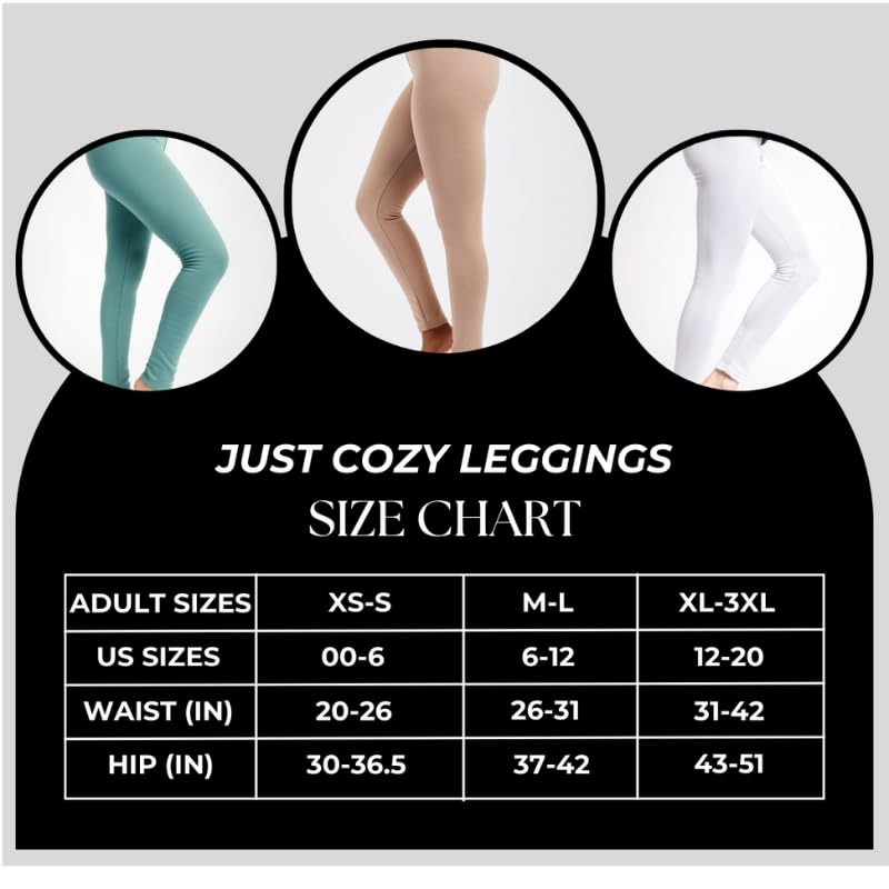 Just Cozy Fur Lined Leggings Fleece Lined Pants Women Winter Leggings Fur Lined Pants Black Leggings (CA/US, Alpha, Medium, Large, Regular, Regular) 🍁 All In One Marketplace Canada