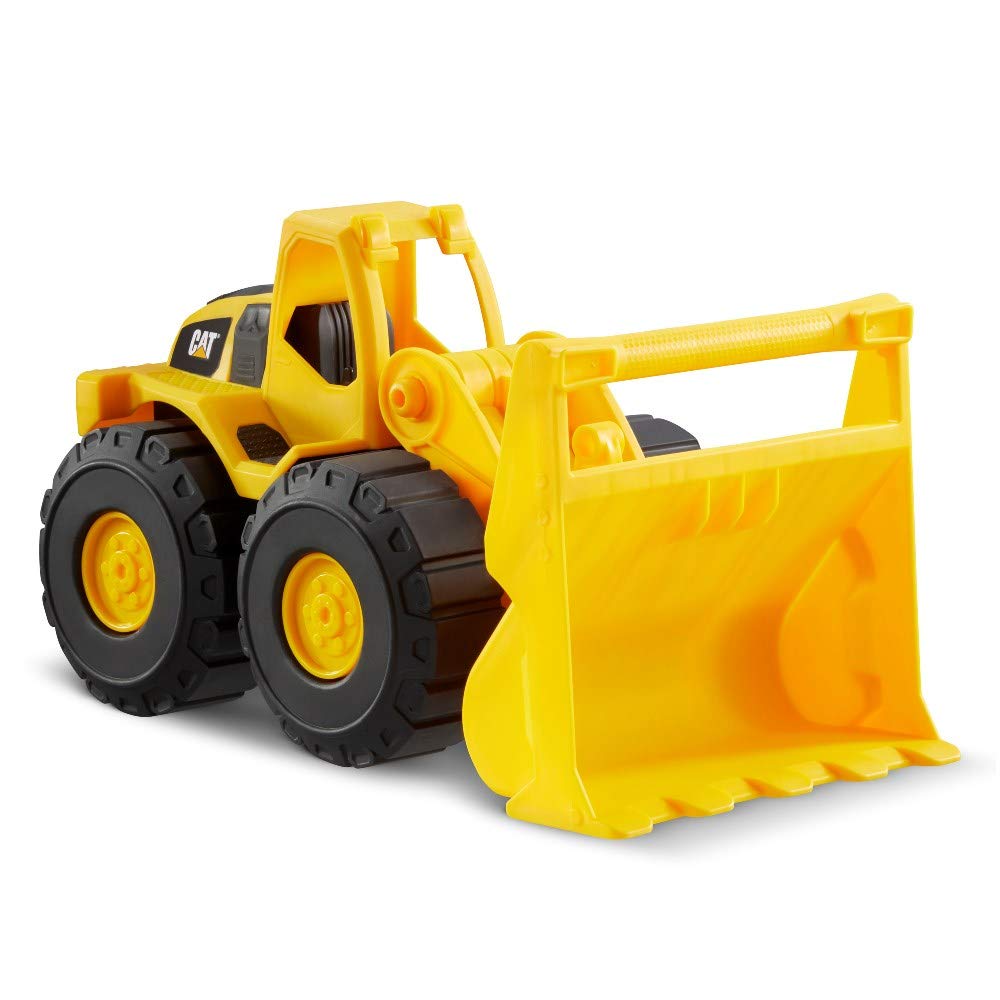 CAT Construction Toys, Mini Crew 3-Pack 7”, Push-Powered Yellow Construction Vehicle Toys, Includes Dump Truck, Wheel Loader, and Excavator for Kids and Toddlers Ages 2+ - Available at All In One Marketplace Canada