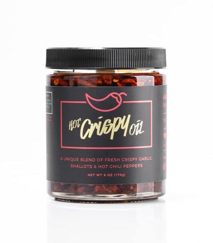 Hot Crispy Oil Original – All-Natural Blend with Fried Shallots, Garlic & Chili Peppers, 170g