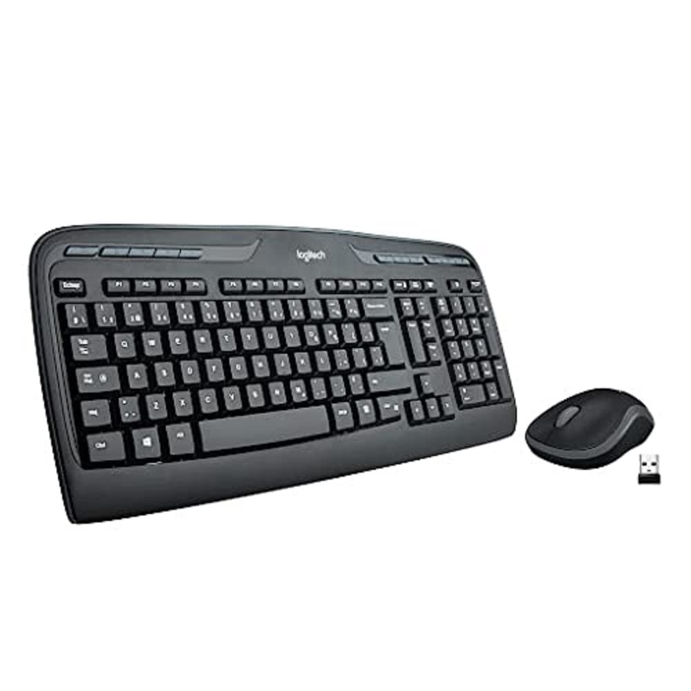 Logitech MK320 Full Size Wireless Keyboard and Mouse Combo - French Layout