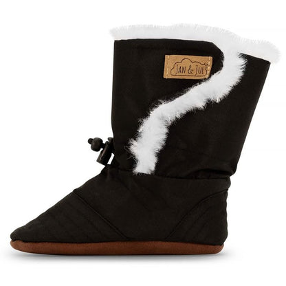 Jan & Jul Stay-Put Winter Baby Booties (Black, M) 🍁 All In One Marketplace Canada