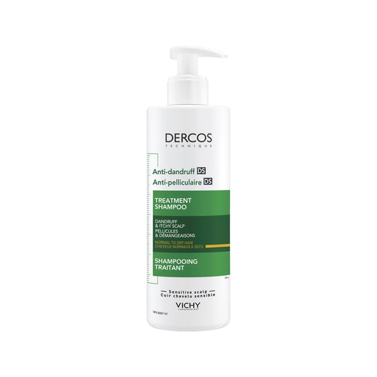Vichy Dercos Dandruff Shampoo for Dry-Normal Hair, Anti Dandruff Soothing Scalp Care with Selenium DS & Salicylic Acid, Reduces Visible Dandruff Flakes & Improves Scalp Health, 390mL - Available at All In One Marketplace Canada