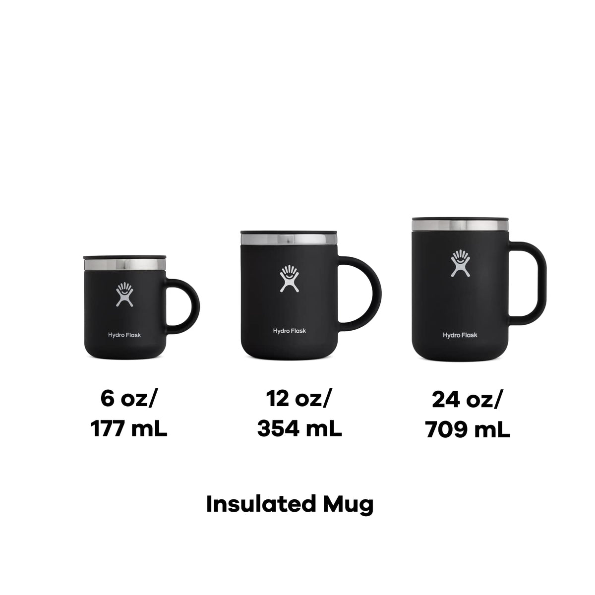 Hydro Flask 12 Oz Stainless Steel Insulated Mug with Leak Resistant Press-in Lid, Trillium