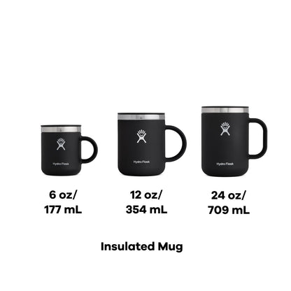 Hydro Flask 12 Oz Stainless Steel Insulated Mug with Leak Resistant Press-in Lid, Trillium