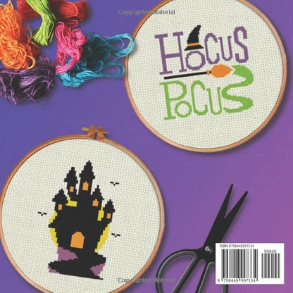 100 grands modèles de point de croix pour Halloween : Daily Cross Stitch 100 Halloween Book