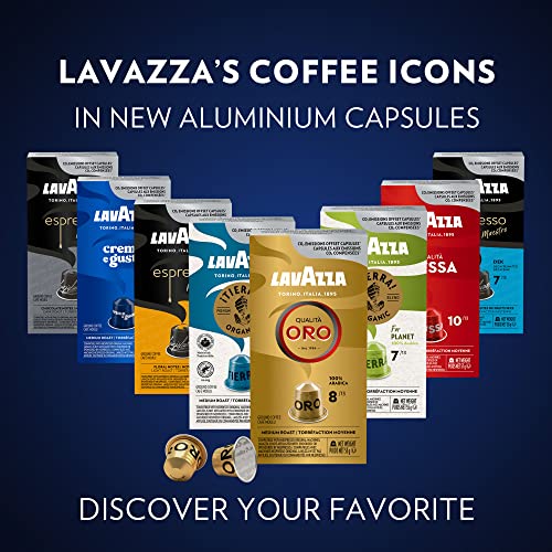 Lavazza Qualita Rossa Medium Roast Coffee Capsules for Nespresso Original Machines, 100-Count