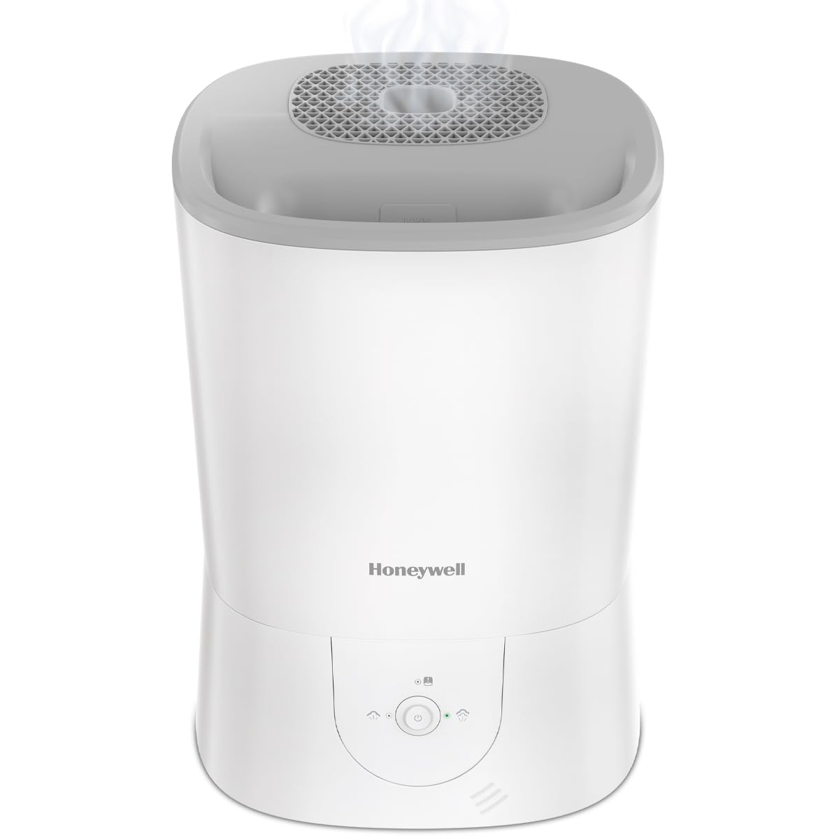 Honeywell HWM440WC Top Fill Easy to Care Warm Mist Humidifier, White, with Essential Oil Cup, Auto Shut-off, Warm Visible Mist, Large Room