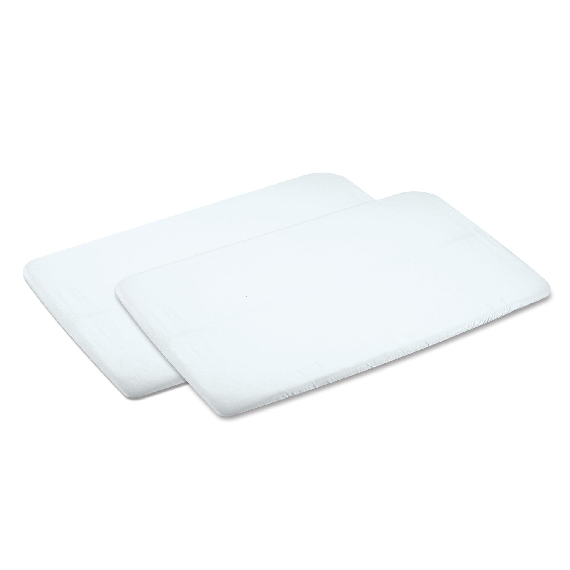 Maxi-Cosi Swift/Calao Bassinet Mode Fitted Sheets – 2-Pack, 100% Cotton, Soft and Breathable, Durable, Perfect Fit for Playard Bassinet Mattress, Machine Washable, Baby Bedding Essentials Maxi-Cosi