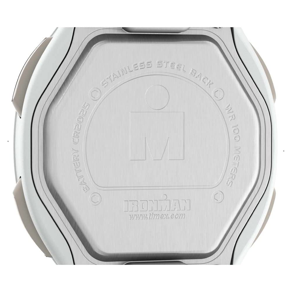 Timex Ironman Transit White Resin Strap Watch (Mode: TW5M478009J) Black/Gold-Tone Timex