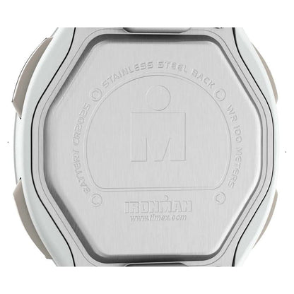 Timex Ironman Transit White Resin Strap Watch (Mode: TW5M478009J) Black/Gold-Tone Timex