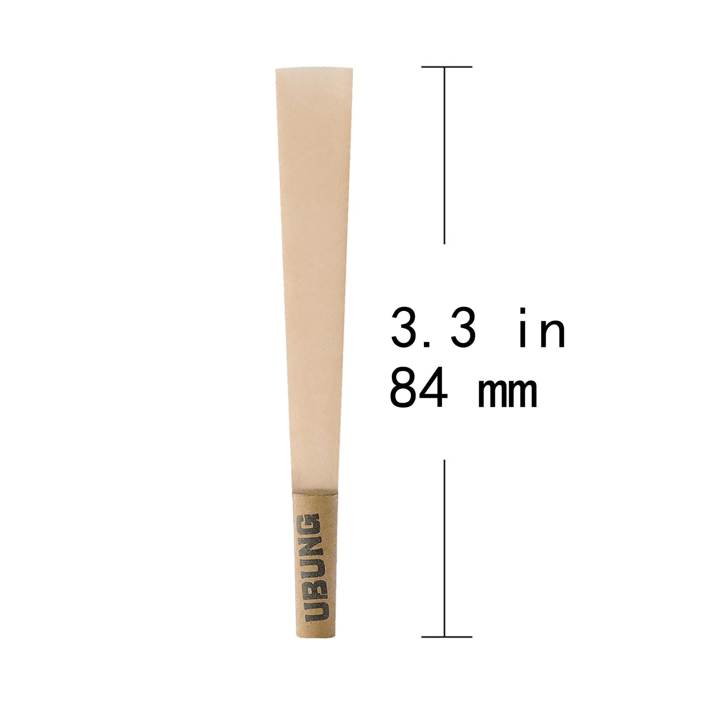 UBUNG 200 Pcs 11/4 Size Pre Rolled Cones with Tips, Brown, Organic, 84mm, Rolling Paper - Available at All In One Marketplace Canada