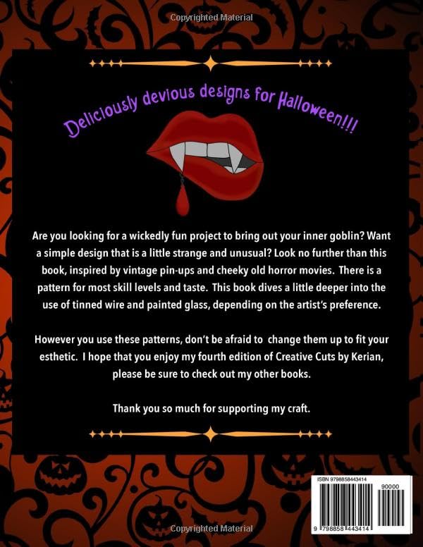 Creative Cuts by Kerian- Wicked Halloween: Stained Glass Patterns