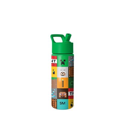 Simple Modern Minecraft Kids Water Bottle & Toddler Cup | 18oz Simple Modern