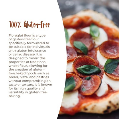Antimo Caputo Fioreglut Gluten-Free Flour Blend (1kg) - Perfect for Pizza, Bread & Baked Goods
