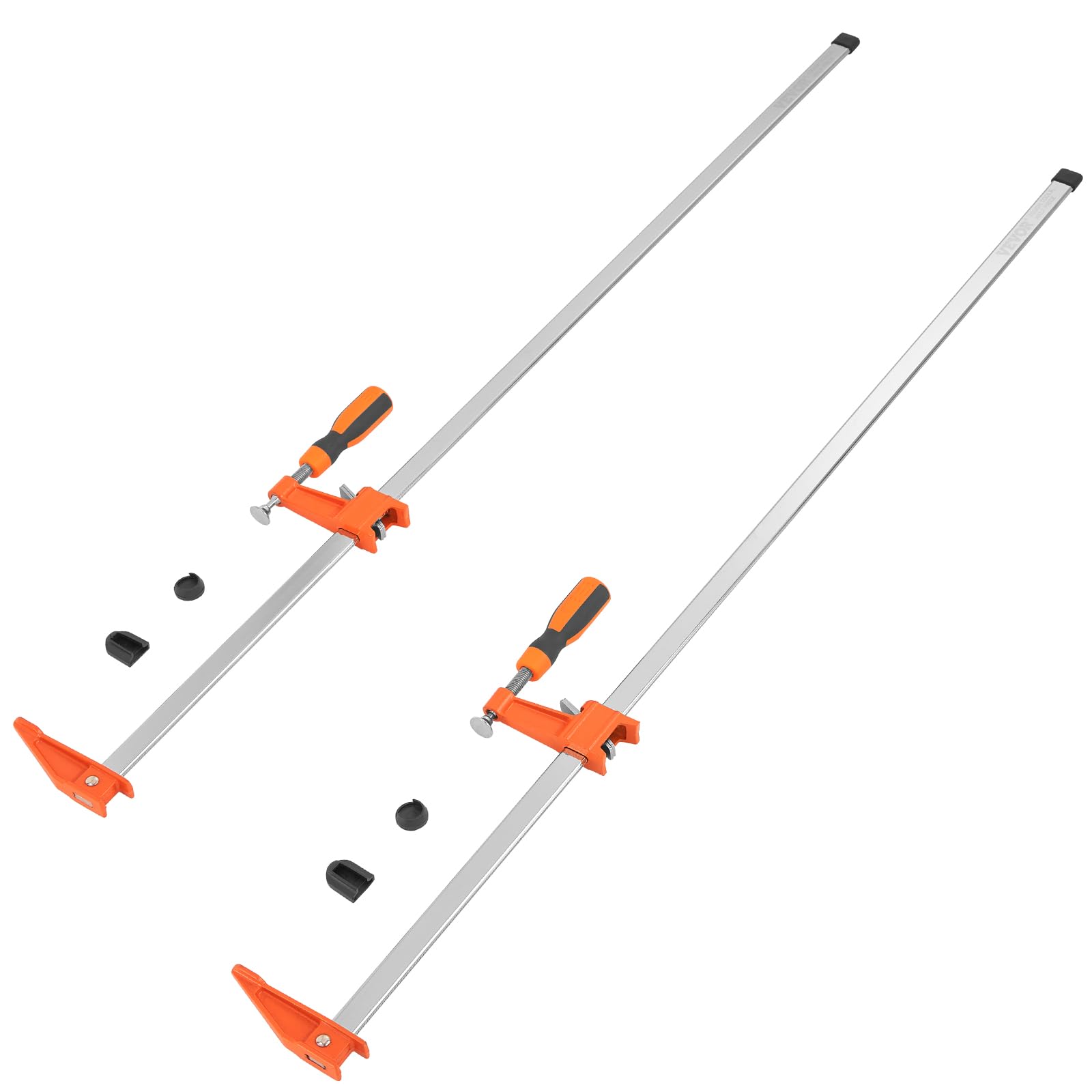 VEVOR Bar Clamps for Woodworking, 2-Pack 36" Clamp, Quick-Change F Clamp with 600 lbs Load Limit, 2.5" Throat Depth, Cast Iron and Carbon Steel, Wood Clamps for Woodworking Metal Working 🍁 All In One Marketplace Canada VEVOR