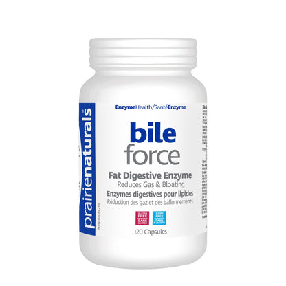 Prairie Naturals Bile-Force - Bile Salt with Lipase - 120 Count (Packaging may vary) Prairie Naturals