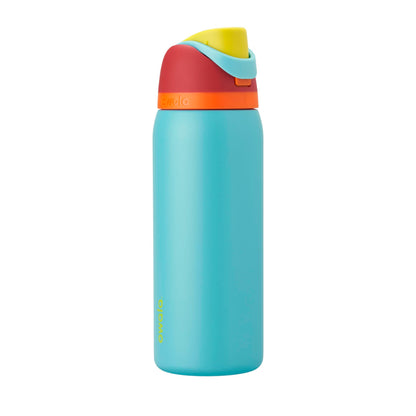 Owala FreeSip Insulated Stainless Steel Water Bottle with Straw, BPA-Free Sports Water Bottle, Great for Travel, 32 Oz, Summer Sweetness