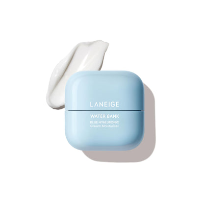 LANEIGE Water Bank Blue Hyaluronic Cream Moisturizer: Hydrating Korean Face Cream with Squalane & Ceramide for Skin Barrier Support, Dermatologist-Tested - Available at All In One Marketplace Canada