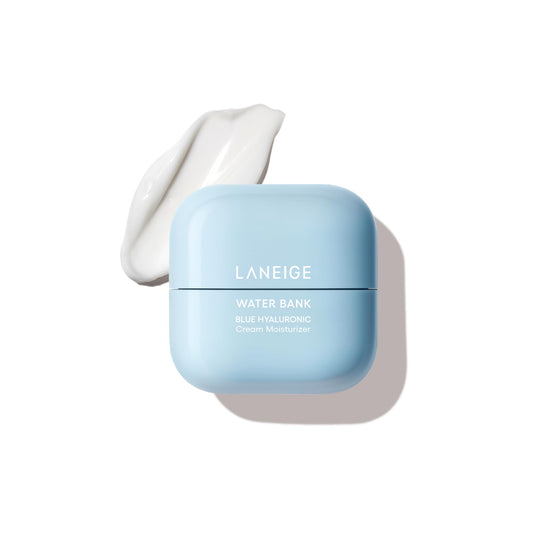 LANEIGE Water Bank Blue Hyaluronic Cream Moisturizer: Hydrating Korean Face Cream with Squalane & Ceramide for Skin Barrier Support, Dermatologist-Tested - Available at All In One Marketplace Canada