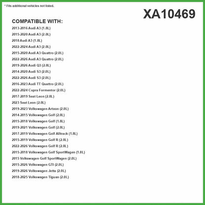 ECOGARD XA10469 Premium Engine Air Filter Fits Volkswagen Tiguan 2.0L 2018-2021, GTI 2.0L 2015-2021, Golf 1.8L 2015-2018, Golf Alltrack 1.8L 2017-2019, Golf SportWagen 1.8L 2015-2018