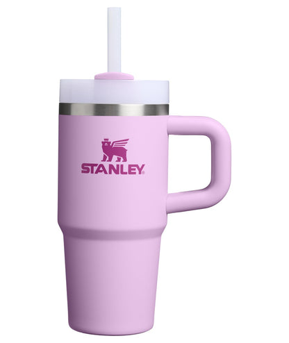 STANLEY Quencher H2.0 Tumbler with Handle and Straw 14 oz | Flowstate 3-Position Lid | Cup Holder Compatible for Travel | Insulated Stainless Steel Cup | BPA-Free | Soft Orchid