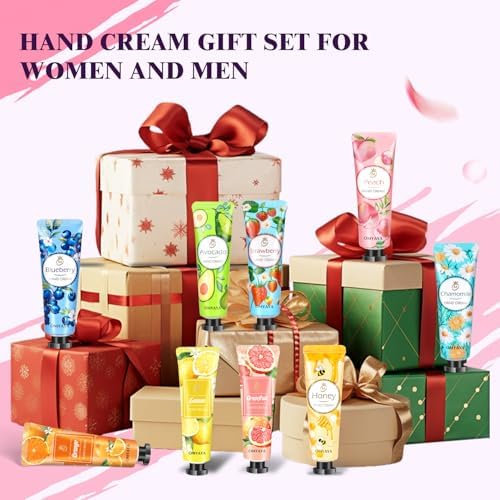 120 Pack Hand Cream Gift Set, Travel Size Lotion, Mini Hand Cream, Hand Creams for Dry Cracked Hands, Bulk Christmas Gift for Coworkers Adults Women 🍁 All In One Marketplace Canada
