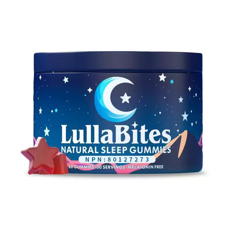 Strawberry Star-Shaped Sleep Support Gummies – 60 Sugar-Free, Gluten-Free Pieces