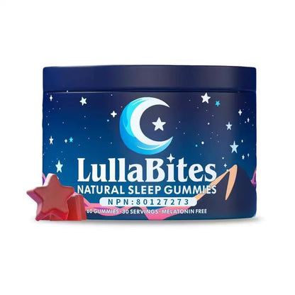 Strawberry Star-Shaped Sleep Support Gummies – 60 Sugar-Free, Gluten-Free Pieces