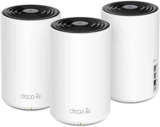 TP-Link Deco AXE5400 Tri-Band WiFi 6E Mesh System(Deco XE75 Pro) - 2.5G WAN/LAN Port, Covers up to 7200 Sq.Ft, Replaces WiFi Router and Extender, AI-Driven Mesh, New 6GHz Band, 3-Pack 🍁 All In One Marketplace Canada TP-Link